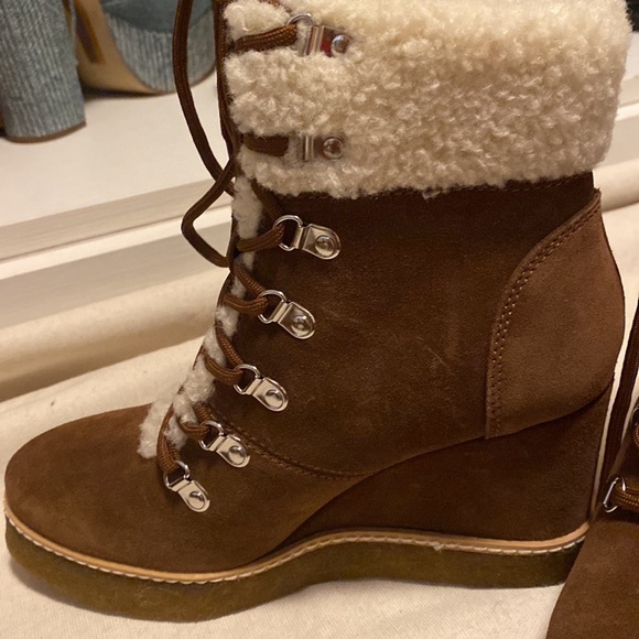 Steve Madden camel suede and faux fur boots - Picture 7 of 7